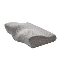 Atminties putplasčio pagalvė miegamajai lovai Ortopedinė lėto atšokimo drugelio formos pagalvė nuo kaklo skausmo Minkšta atpalaiduojanti gimdos kaklelio kaklo neštuvai 50x30cm gray