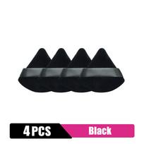 2/4/6/12/20Pcs Triangle Powder Puff Mini Face Makeup Sponge Cosmetics Soft Cotton Face Powder Puff Washable Velvet Makeup Tools pink