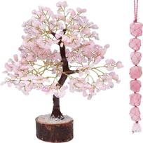 Brangakmenių medis su apvaliais akmenukais, automobilio pakabukas, Feng Shui Bonsai ornamentas, statulėlė, Reiki gydomieji kristalai, turto ir klestėjimo, stalo, kambario dekoras, dovana
