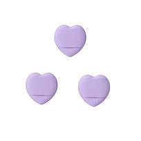 10pcs Mini Finger Powder Puff Makeup Sponge Face Concealer Foundation Air Cushion Makeup Sponge Powder Puff Detail Makeup Tools white