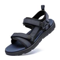 Lauko mados vyriški sandalai Vasariniai vyriški batai Laisvalaikio batai Kvėpuojantys paplūdimio sandalai Sapatos Masculinos Dideli dydžiai 44 black