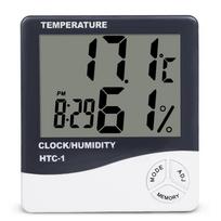 Grafting Eyelashes LCD Digital Thermometer Lash Station Hygrometer Temperature Humidity Tester Eyelash Clock Salon Makeup Tools gray