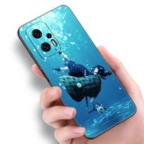 Anime Demon Slayer Phone Case For Xiaomi POCO F2 F3 M2 M3 M4 X3 X4 Pro NFC F4 GT 5G F1 X2 C3 C31 C40 M5S Soft TPU Black Cover Xiaomi POCO M5S gray