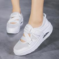 Women 'S Shoes  Fashion Breathable Wedge Air Sneakers Lightweight Platform Sport Shoes Summer Woman Vulcanize Shoes 42 violetinė