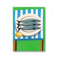 Abstraktus animacinis katės plakatas Sienos meno spaudinys Vaikų kambarys Namų dekoras Still Life Dėmėtas katinas Augalas Gėlių vazonas Drobės tapyba Paveikslai 21x30cm No Framed gray