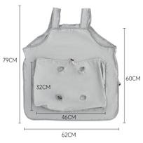 Pet Carrier Apron Sleeping Bag Hands-Free For Walking Indoor Outdoor Breathable Cat Bib Not Sticking Fur Hug Dog Clothing