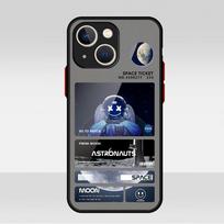 Cute Astronaut Planet Matte Case For Apple iPhone 14 11 13 7 12 Pro 7 XR XS Max 8 6s SE 2022 Soft Phone Cover iPhone 14