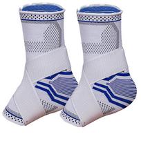 1Pair Sports Ankle Brace Basketball Ankle Brace Football Ankle Support 3D Weave Elastic Bandage Foot Protective Gear Gym Fitness pilka