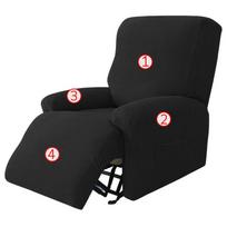 Atlošimo sofos užvalkalas Elastinis Relax fotelio užvalkalas Polar Fleece sofos užvalkalai svetainei Lazy Boy atlošimo užvalkalas namų viešbučiui