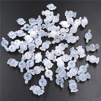 „Pasidaryk pats“ papuošalų aksesuarai apyrankių ir auskarų gamybai Madingi 30 vnt. Kūrybiški pakabukai Saldainiai Laisvi karoliukai 15*8mm Aksesuarai balta
