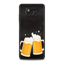 Alcohol Summer Bubble For Xiaomi Poco X5 Pro Phone Case For Poco X4 X3 NFC F5 Pro F4 F3 GT M5 M4 Pro 5G M3 C51 C50 C55 Cover Poco X3 Pro yellow