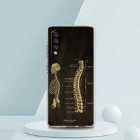 Skeleton Chalkboard Body Heart Case For Samsung A54 A52 A50 A70 A30 A40 A20S A20E A02S A12 A14 A22 A42 A72 A34 A32 5G A04s Cover Samsung A02S black