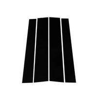 4pcs/set Pillar Posts Window Molding Cover Trim Sticker for Toyota Tundra Crew Max Cab/Double Cab 2007-2020 Car Accessories black