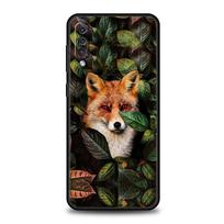 Phone Case For Samsung Galaxy A52 A14 A50 A70 A10S A30 A40 A20S A20E A02S A12 A22 A72 A32 5G A04s Cute Red Fox Gift Soft Cover Samsung A10S