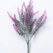 Violetinė dirbtinių levandų gėlių puokštė netikras augalas namų dekoravimui sodas Kalėdų vestuvių dekoravimo vazos priedai patalpose 2PCS gray