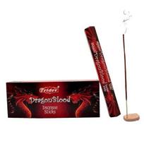 Tridev Agarbatti Dragon Blood smilkalų lazdelės | Hexa serija | Kvapas | Atsidavimas | 3 Pkt * 20 Gm Pooja / garbinimui