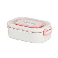 1/2 /3layer Lunch Box Container Easy To Clean Leak-proof 1 layer white pink beige