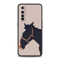 Realme 10 9 8 5G 7 6 GT2 Pro Plus 9i C21 C11 C25 C35 telefono dėklas su Frederiko Didžiojo grožio žirgu Realme GT Neo 2 3T viršelis Realme 9Pro Plus black