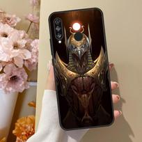 Egipto dievas Horusas ir Anubis For Honor 50 8X 9X 10i dėklas, skirtas Huawei P50 Pro P20 P40 P30 Lite P Smart 2021 Nova 5T dangtelis Honor 50 Lite black