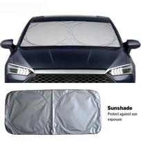 Automobilio priekinio stiklo saulės skydelio uždangalai Uždangalas Universalus priekinio stiklo sulankstomas skydelis Priekinis stiklas Automobilio lango saulės skydelio apsauga Aksesuarai black