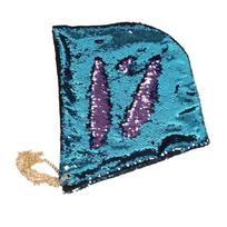 Halloween Fashion Hat Sequin Caps Halloween Party Rave Hood Hats for Adults Sequin Halloween Party Hat dangaus mėlyna spalva