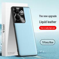 Protective Liquid Leather Case for Oppo Reno9 Pro+ - Anti-Fall Cover, One Piece Shipment OPPO Reno9 Pro+ gray