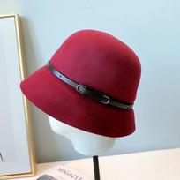 Nauja moteriška kibiro kepurė Žieminė vilnonė Vintažinė Elegantiška Moteriška Fedoros Veltinė Kepurė Mada Prancūziška Bowler Skrybėlė Sombrero Vilnonė Kepurė Galvos Apdangalas One Size gray