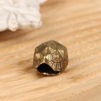 Creative Cute Brass Tortoise Shell Bell Car Key Chain Pendant Jewelry Metal Keychain Hanging Diy Accessory Lucky Gifts