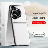 Liquid leather protective cover for Huawei Pura70 Pro, anti-fall and durable. Get yours today! Pura 70 Pro ežero mėlyna spalva