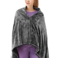 USB Electric Heated Blanket 3 Heating Levels Fleece Heated Blanket Portable Coral Velvet Blanket Quickly Heated Cape Pad gray