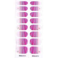 Gel nail sticker New gold color semi-baked nail sticker decoration gray