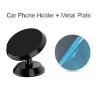 Universalus magnetinis automobilio telefono laikiklis Magnetinis telefono laikiklis, skirtas automobiliniam mobiliojo telefono laikiklio stovui juoda
