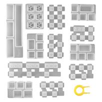 Multifunctional UV Mechanical Keyboard Epoxy Resin Mold for Key Cap Silicone Mold Crystal Epoxy Molds DIY Arts Crafts Ma white