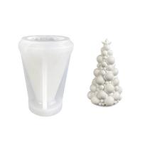 Geometric Shapes Silicone Mold Handmade Wax Candle Mould Christmas Tree Jewelry Holder Moulds Handmade Aromas Soap Molds E