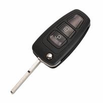 2/3 mygtukų atlenkiamas nuotolinis automobilio rakto korpuso dėklas, skirtas Ford Focus Fiesta 2013 Mondeo su HU101 FO21 ašmenimis 2 Buttons HU101