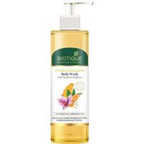 Biotique Ubtan ir Kolageno Dušo Želė su Ciberžolės ir Šafrano Poveikiu Poroms Atlaisvinti | Gaivi ir Švytinti Oda | Vyrams ir Moterims - 200 ml beige