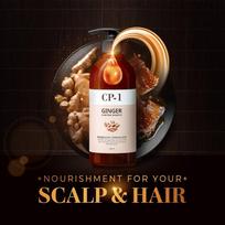 ESTHETIC HOUSE CP-1 GINGER PURIFYING SHAMPOO 500ML, Kbeauty, Korean cosmetics, sample brown
