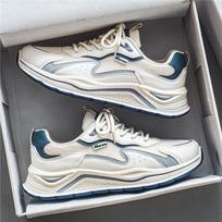2024 Summer New Mesh Breathable and Odor Resistant Running Soft Sole Casual Sports Heightening Little White Dad Fashion Shoes 39 gray