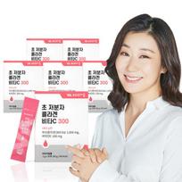 Vitamin Village Ultra Low Molecular Collagen Peptide Vitamin C 30 sachets x 6 boxes, Korean health