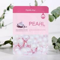 FARMSTAY VISIBLE DIFFERENCE MASK SHEET PEARL, Moisturizing,Korean Cosmetics, Kbeauty, sample