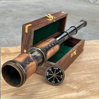 spyglass Telescope with engraving, pirate telescope, father's day gift, husband gift, son gift
