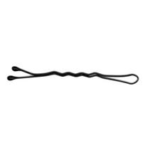 Eurostil Cabello Caja De Clips Doble Onda Negro Negro 24un black