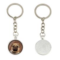 Mopsas - raktų pakabukas dėžutėje, nuosava nuotrauka, Art-Dog prekės ženklo raktų pakabukas sidabras