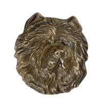 Chow Chow - atminimo lenta su šunimi, personalizuota padėka, apdovanojimas, diplomas su dedikacija iš prekės ženklo Art-Dog ruda