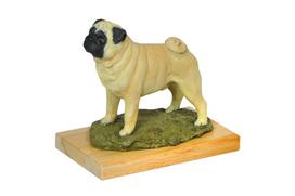 Mopsas - tapyta figūrėlė, statula, figūrėlė, pagaminta menininko, prekės ženklo Art-Dog