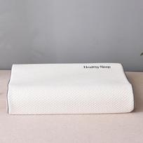 Soft Pillowcase Memory Foam Pillow for Adults and Children, Latex Pillow, Cervical Vertebra Pillow, High and Low Pillow, Pressure-free Pillow 60*40*10/12cm gray