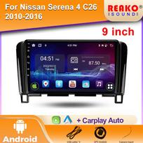 Android GPS Navigation Multimedia For Nissan Serena 4 C26 2010-2016 Video Car Auto Radio Stereo Player Carplay  2din DVD 4 core 1GB+32GB carplay