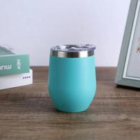 12OZ Nerūdijančio plieno kiaušinio lukšto puodelis Šaltas ir karštas termopuodelis Alaus bokalai Vyno taurės Gerkliukas Termopuodelis kavai 301-400ml