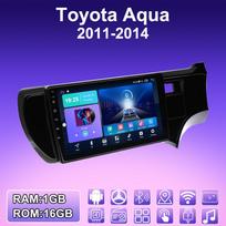 2 DIN Android Car Radio For Toyota Aqua 2011-2014 Multimedia Player Head Unit Stereo GPS Navigation WIFI 1+16GB 1+16GB blue