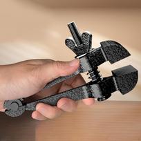 Stalo spaustuvas Rankiniu būdu reguliuojamas Medžio apdirbimo įrankiai Juodas Stalo spaustuvas Namų spaustuvas Modeliavimo Gręžiniams Jaw Width 25mm black